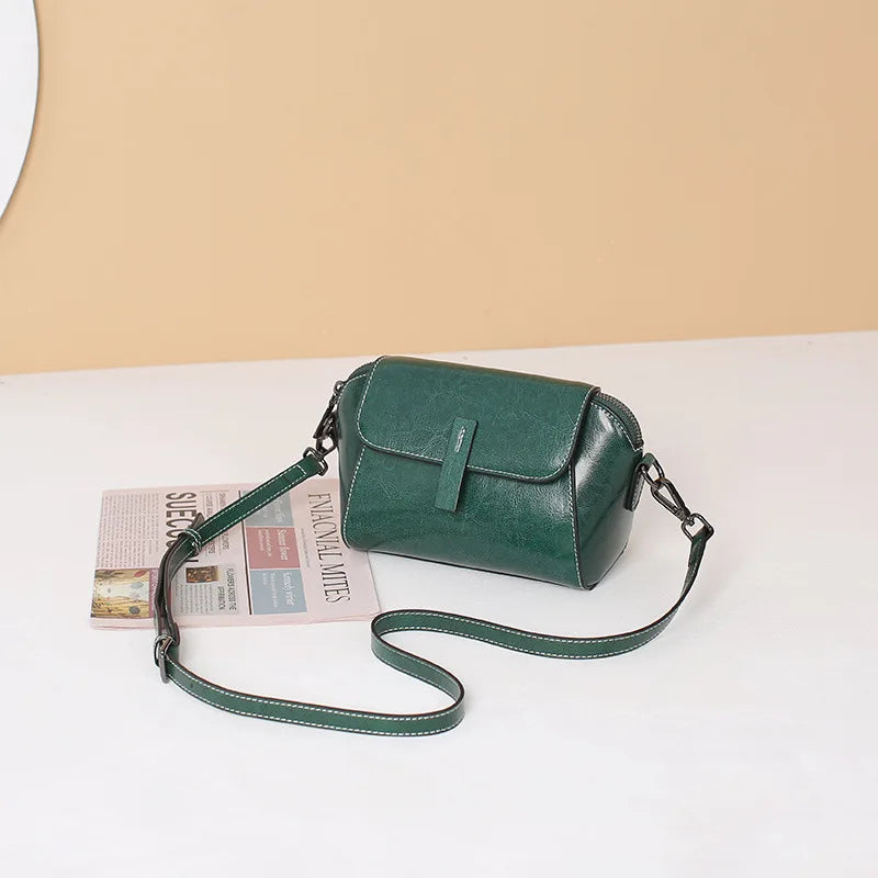 LUXURY LEATHER CROSS BODY BAG