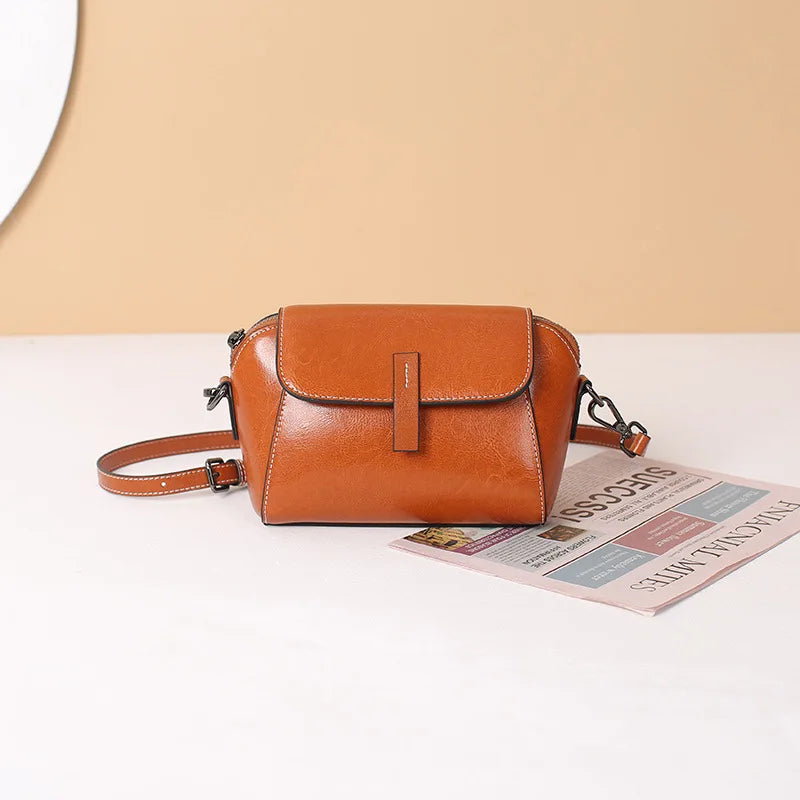 LUXURY LEATHER CROSS BODY BAG