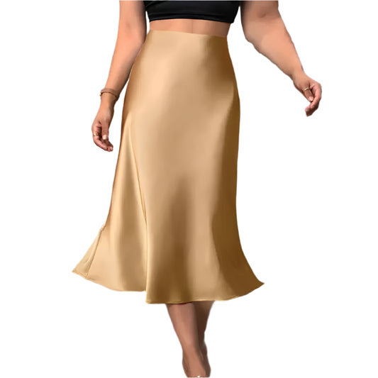 ELEGANT SATIN SKIRT