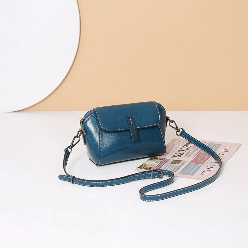 LUXURY LEATHER CROSS BODY BAG