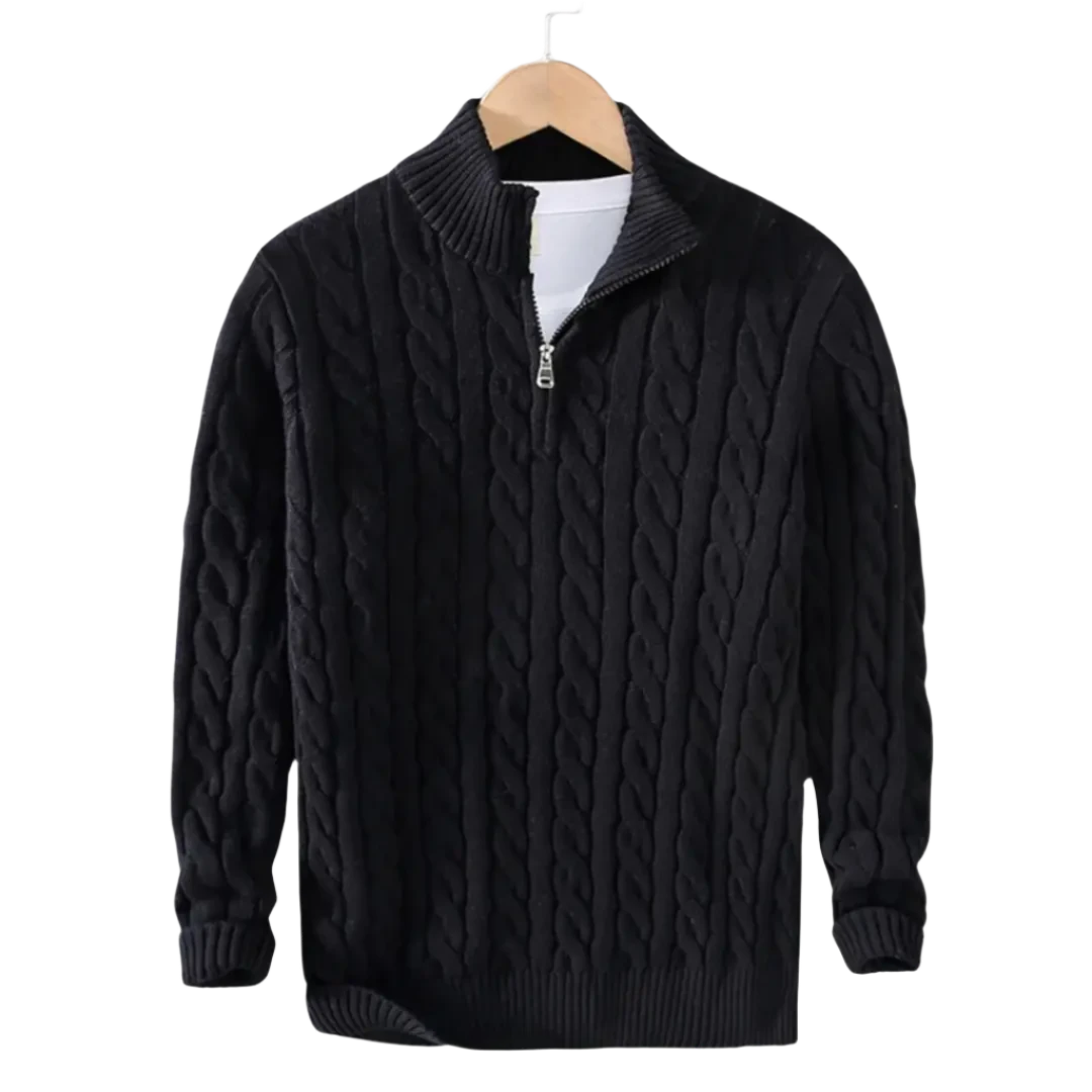 LONDON HALF ZIP SWATER