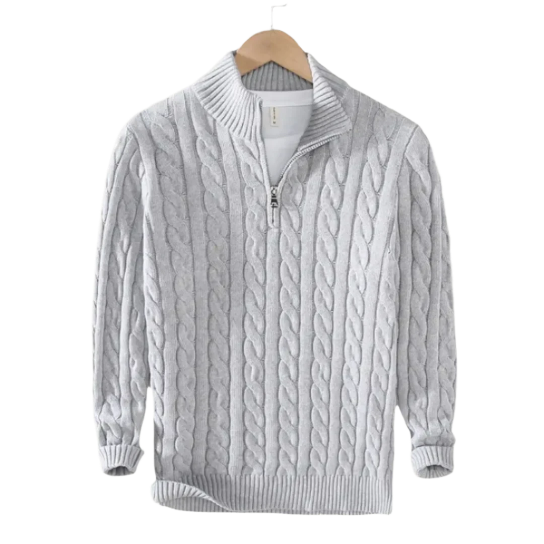 LONDON HALF ZIP SWATER