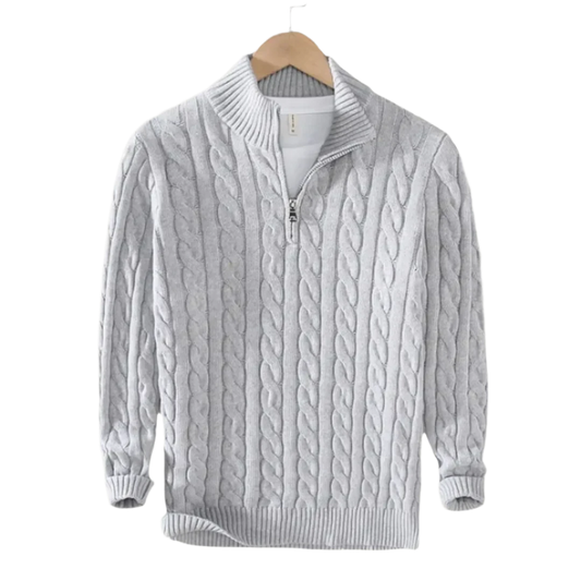 LONDON HALF ZIP SWATER